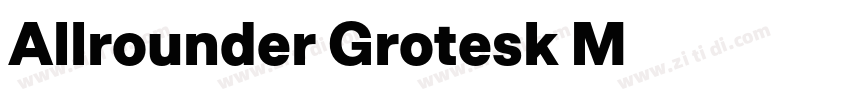 Allrounder Grotesk M字体转换